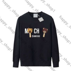 Moschinnos mode hoodie mens designer överdimensionerad höst kvinnor hoodys tröja sportkläder grafiska tryck hoodies långärmad avslappnad lös tröjor 740