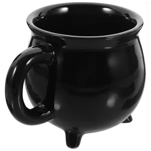 Mugs Witch Cup Ceramic Mug Coffee Cauldron Decorative Drinking Drinks Water The Black
