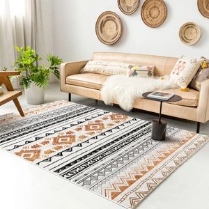 Leichte luxuriöse Schlafzimmer gedruckter Quadratteppich