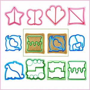 Moulds Sandwiches Cutters Maker Creative Bread Mould Cutter Animals Shape Sandwich Toast Cookie Mold Bakeware Kitchen Accessories