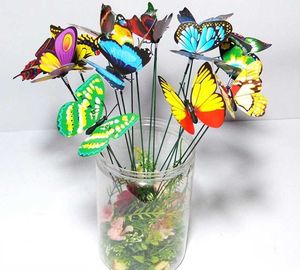 Garden Decorations Bunch of Butterflies Garden Yard Planter Colorful Whimsical Butterfly Stakes Decoracion Outdoor Decor Gardening Decoration