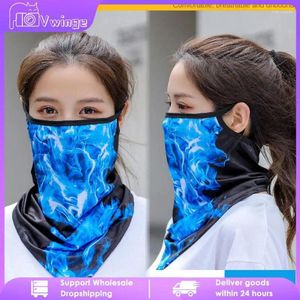 Bandanas Fabric Polyester Fiber Neck Protection Lightweight And Breathable Cycling Supplies Size Approximately 43 25cm