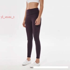 LL High Quality Comfort Yoga Pocket Leggings Fast and Free High Waist Capris Seamless Align Running Lulumon Leggings Lulumon Skirt 6307
