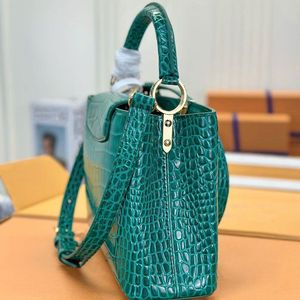 23FW Kobiety Torby torby skórzane wytłoczone kubicyny torebki luksusowe Projektanci szewder crossbody messenger damie torebka podróżna tot stmr