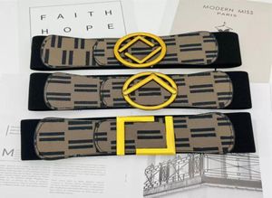 Fashion Obi Belt Women Waistband Designer Letter Brand Wide Belts For Ladies Dress Accessories Elastic Waist Girdle Top PU Leather6231348