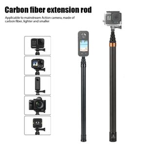 Stick selfie invisibile in fibra di carbonio super lungo da 300 cm per insta360 x3 /azione 3 /GoPro 12 11 10 9 8 Stick Selfie Stick 240514