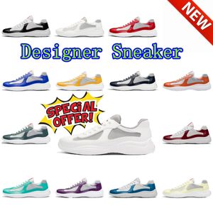 New Fashion Comfort Designer Running Shoes Casual Shoes Casual Mens Luxury Leather Treinadores de plataforma Sapatos de malha de nylon tênis tênis 38-46