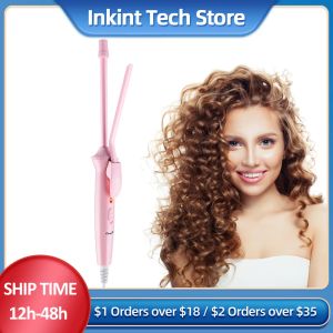 Straighteners Ckeyin Professional 9mm Electric Curling Iron 20w Hair Waver Pear Flower Cone Ceramic Curling Wand Roller Salon Hair Curlers