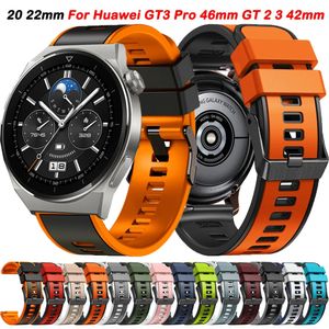 20 22mm Correa Strap for Watch GT 3 Pro MM GT4 2 42mm 4 Prohonor Magic Band Silicone Armband 240424