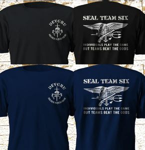 Naval Seal Team 6 Six Devgru Silver Squadron T-Shirt 100% Cotton O-Neck Summer Short Sleeve Casual Mens T-shirt Size S-3XL 240424