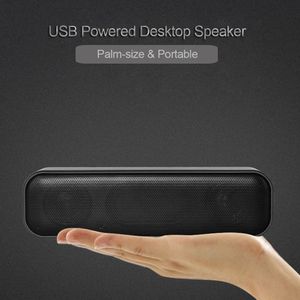 HK-5008 USB Powered Soundbar Desktop Ser Wired Computer Sound Box für TV-Desktop-Laptop mit 2 Subwoofers Music Player 240422