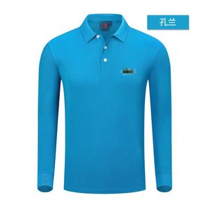 THERMAL POLOS للرجال الكلاسيكية تي شيرت قصير الأكمام من القطن الصيفي الطريز تي شيرت الأعمال الفاخرة