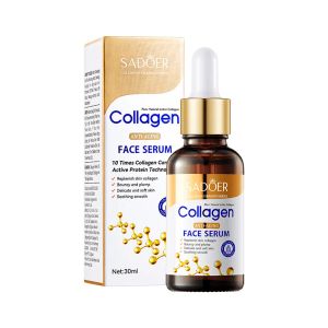 Sadoer Collagen Facial Сыворотка Увлажняющая тусклое увлажнение кожи гладкая уход за кожей на лице 30 мл