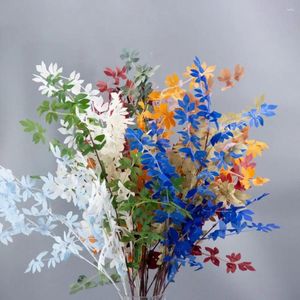 Декоративные цветы имитируемые растительные листья красоты DIY Вечеринка. 10 Color