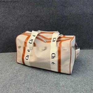 Chlor Bag 2024 New Designer Duffel Bags Chl 브랜드 Reisetascheepall Bagdesigner 더플 백을위한 남녀 남녀 더플 백 캔버스 스포츠 체육관 BA 3281