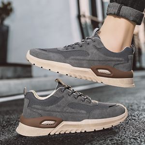 2024 Spring and Autumn New Men's Casual Low Top Shoes Verzsatile Trendy grey Shoes GAI