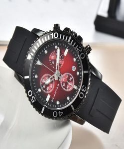 Hochwertige 2022 Modetorte junge Männer Luxus Uhren alle Dialarbeit Quarz Watch Gummi -Gurt Display Kalender Armband Uhr 6810391