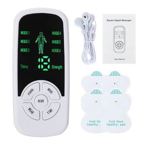 EMS Pulse Electric Muscle Stimulator Back Neck Body Massager Tens Acupuncture Meridian Physiotherapy Digital Massage Tools 240426