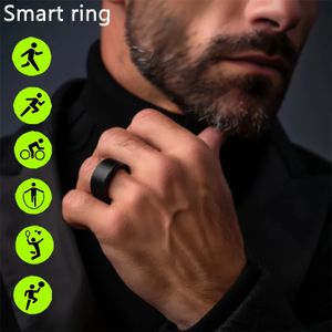 För Fashion Smart Ring Men Sports Fitness Tracker Waterproof Outdoor Militär hjärtfrekvens Sportgåvor 240423