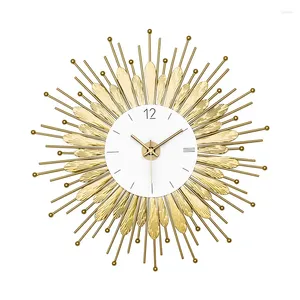 Wall Clocks Living Room Clock Modern Minimalist Creative Bedroom Silent Dining Decor