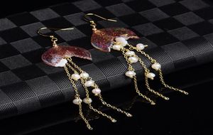 Dangle Chandelier Pearl Earrings For Women Stone Natural Gift Chinese Gemstones Vintage Charm White Fashion Jewelry Designer 9253107710