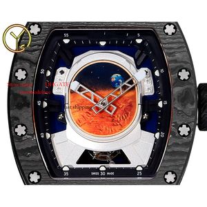 RM52-05 슈퍼 클론 시계 디자이너 액티브 남성용 Mens Tourbillon Mechanics Wristwatch Business Leisure RM52 자동 기계식 세라믹 Skeleto Watch Luxury 4290