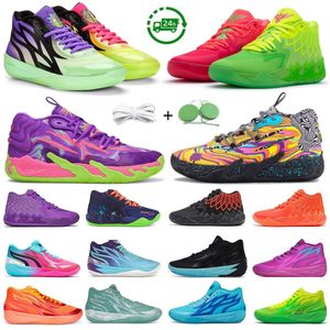 2024 1.0 2.0 3.0 Men Basketball Shoes Designer Sneaker Rick and Morty Spark Toxic Iridescent Whispers Blue Hive Multi-Color Fire Red White Man Trainers Sports Sneakers