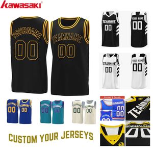 Customized Basketball Trikot mit einer Teamnamennummer Personalisierte Herren/Jugendsportweste 240425