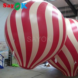 Party -Dekoration Sayok aufblasbare Heliumballon 2m/3M Werbeballons PVC Ball für Eventfestivals Promotion Show