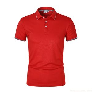 Summer Mens Casual Shortsleeved Polo Shirt Fashionable Lapel Tshirt Breattable and Comfort Business Top S4XL 240416