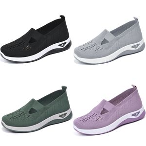 GAI Running Womens Casual Shoes Sneakers Purple Black Green Flat Tennis Platform Sneakers kör långsamma fötter utomhus sommar