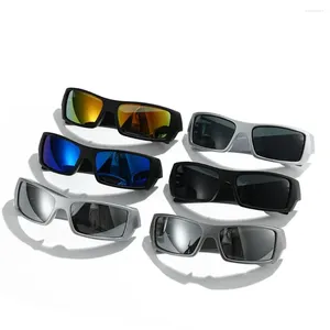 Solglasögon UV400 utomhuscykling Punk Driver Glasses Sport Sun Shades Wrap Around