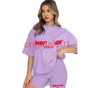 Suit di tuta da donna Girl camicie bianche 2 pezzi/set giovani pantaloncini da maglietta da donna traspirabile set sciolti pantaloni sportivi aderenti solidi panelli morbidi da donna morbida set di vestiti yh yh