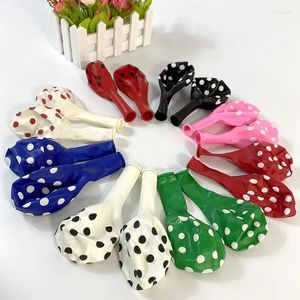 Украшение вечеринки Polk Dot Latex Printing Balloon 12 дюйм 20 % волновой точки цвета Candy Color Детская игрушка Ballon Dishomation