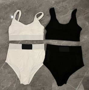 Парижские женские бикини набор сексуальных роскошных купальников дизайнерские купальные костюмы Женщины Рибры модные пляжные плавание носит высокую талию классические бренды для пляжных одежды.