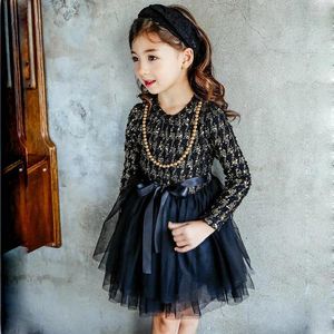 Девушка платья корейские девушки платье осень зимнее плит