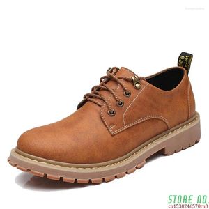 Casual Shoes Brand Fashion Men Leather High Quality Adult Moccasins Male Footwear Unisex Outdoor Big Head Overalls