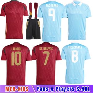 Maglie da calcio belga2024 De Bruyne Lukaku Doku National Team Shirt Fal