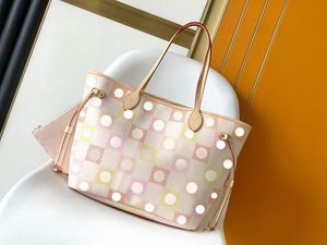 Ladies Fashion Casual Designe Luxury 24 New Arrival Checkerboard Giant Shoulder Bag Crossbody Tote Handbag TOP Mirror Quality N40668