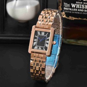 Fashionable and minimalist Kajia square Roman quartz luminous calendar womens watch 111