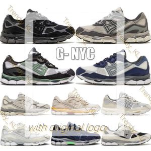 Scarpe gel asicis gel top gel nyc marathon glaning scarpe 2023 designer d'avena in farina d'avena navy acciaio ossidiano crema grigio gel gel nyc scarpe da ginnastica per outdoor sneakers 646