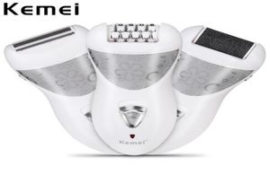 KEMEI KM505 3 W 1 elektryczny ładowalny doładowanie Epilator golarka twarz Body Usuwanie włosów Lady Bikini Shaving Machine9971892