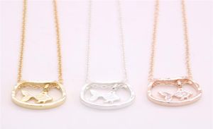 Fish and fish tank pendant necklace Child interest fish tank pendant necklace designed for women Retail and whole mix9513207