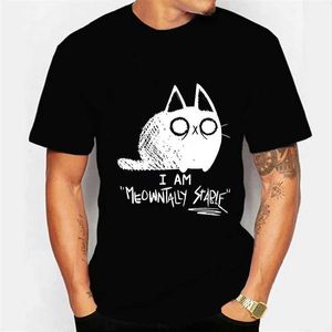 Magliette da uomo maglietta da uomo t-shirt fuuny gatto stampato magliette grafiche magliette oversize camicie per donna uomo maschile magliette divertenti magliette maschile y240429