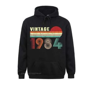 Herren Hoodies Sweatshirts Vintage 1984 Funny 37 Jahre alte Männer Frauen 37. Geburtstag Hoodie Crazy Hoodies Neueste Herren Sweatshirts Drucken Ostern Day Clothes T240428