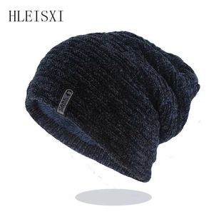 Beanie/Skull Caps New Fashion Men Warm Beanies編集帽子キャップfor女性冬のボンネットブランドスタイルコロフルヒップホップ男性帽子D240429