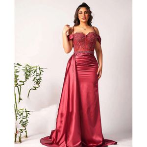 Mermaid aso ebi prom bury kleider spitzen perlengen Abend formelle party zweite rezeption birthday bridesmaid Verlobungskleider Kleider Robe de Soiree zj es