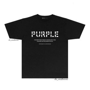Camisa de marca roxa Men Shirt Purple Men Designer T Camisetas mensagens T Camisetas de longo prazo Marca de marca roxa Camiseta curta camiseta de manga curta camiseta