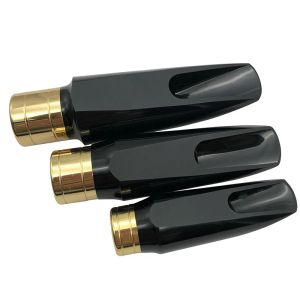 Sassofono sassofono bocchino semimetico materiale ABS più rame alto / soprano / tenore sassofono bocchetto