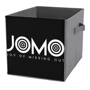 Сумки для хранения мусорные баки Jomo Classic Multifunctional Funny Graphic Plowing Box Super Soft Portable Store Books Want